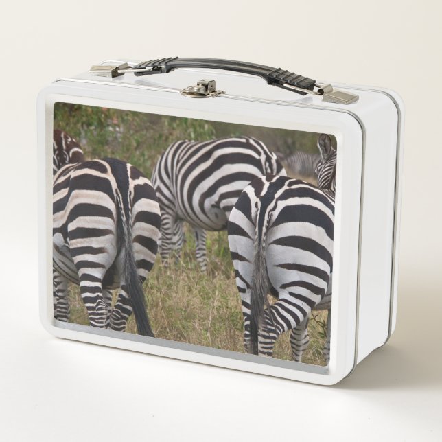 Zebra Butt Lunch Box (Front)