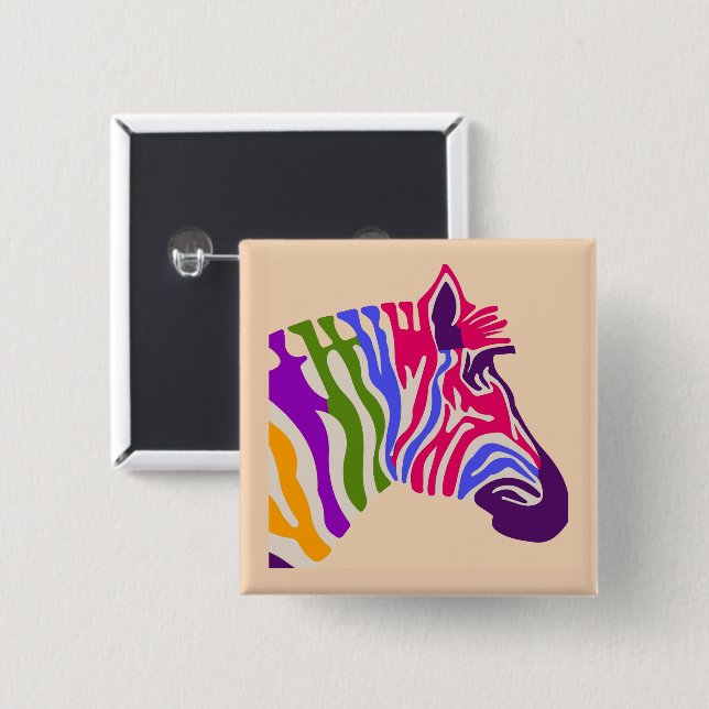 Zebra Button (Front & Back)