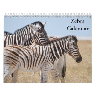 Zebra Calendar 2025