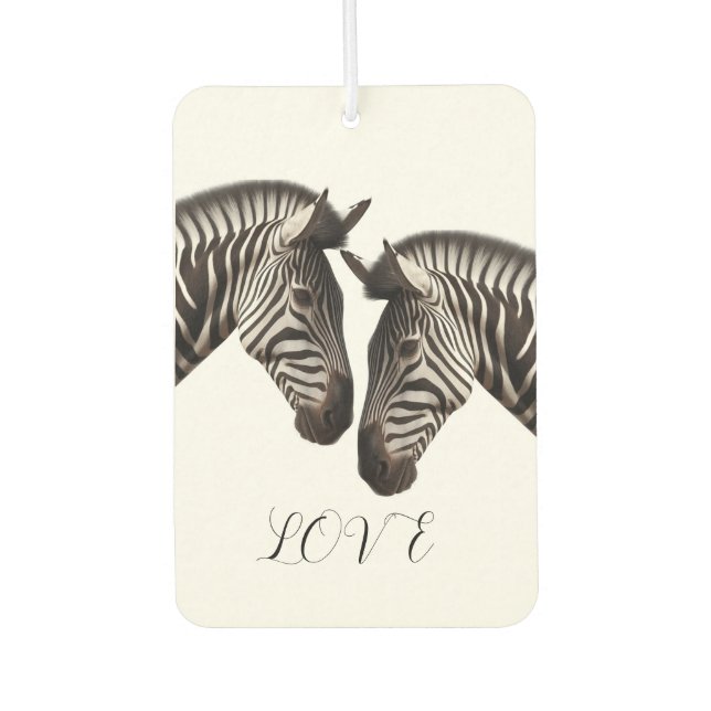 Zebra Car Air Freshener (Front)