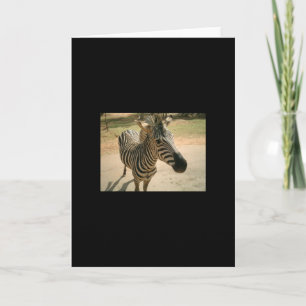 Zebra Card