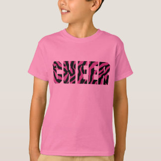Zebra Cheerleading Shirt