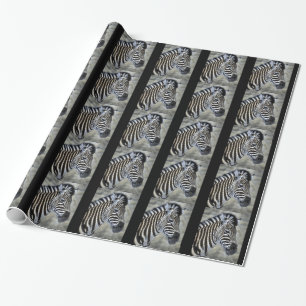 Zebra Christmas Wrapping Paper
