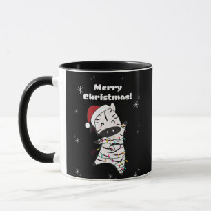 Zebra Christmas Zebras Winter Animals Mug