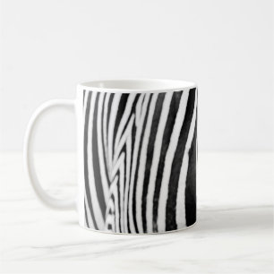 ZEBRA CLOSE-UP VIEW COFFEE MUG