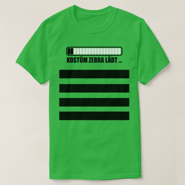 Zebra costume fancy dress  T-Shirt (Design Front)