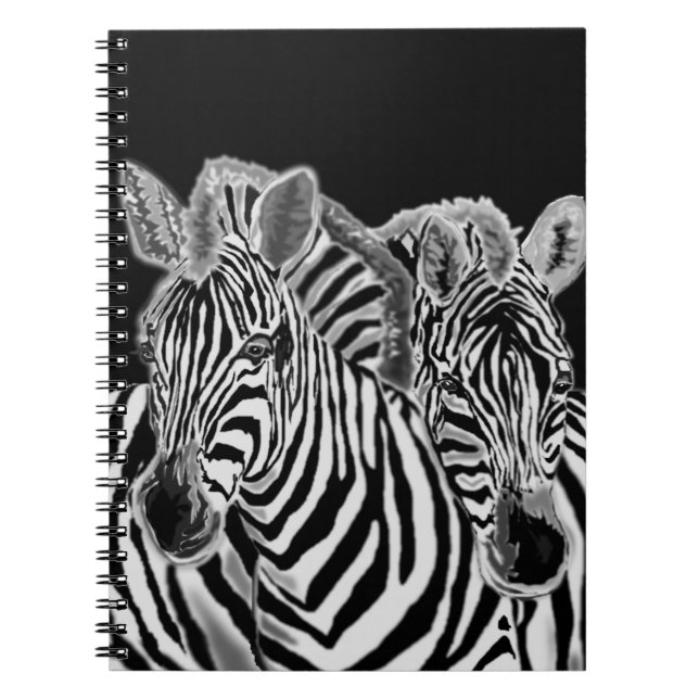 Zebra Couple Notebook (Front)
