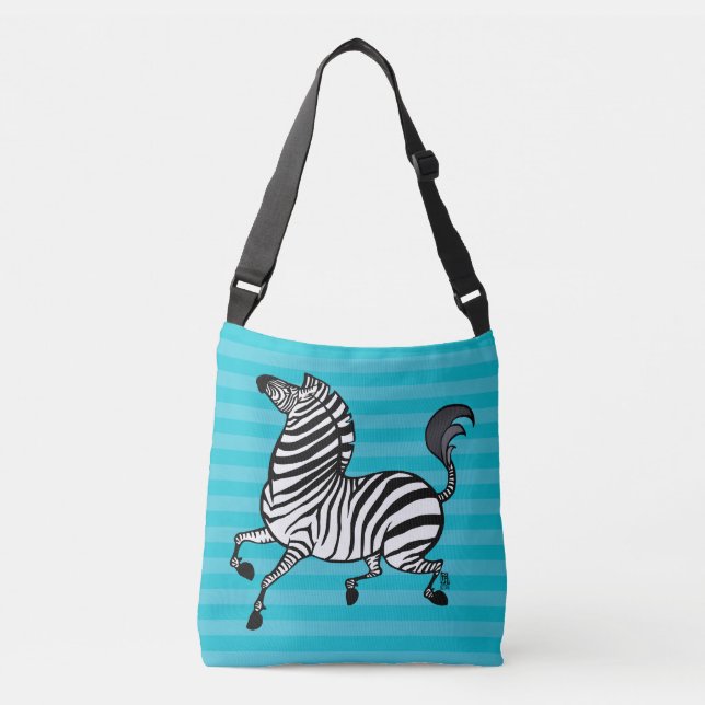 Zebra Crossbody Bag (Front)