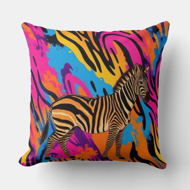 Zebra Cushion (Front)