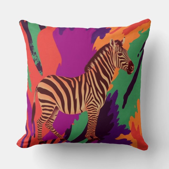 Zebra Cushion (Front)