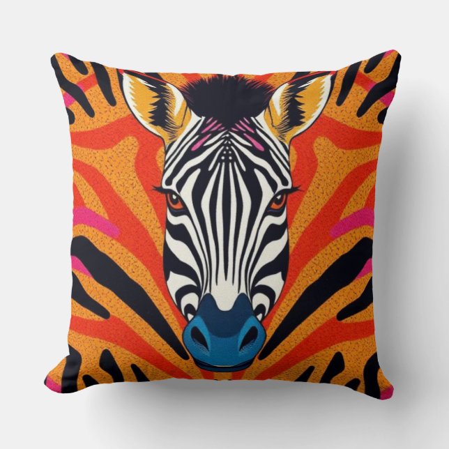 Zebra Cushion (Front)
