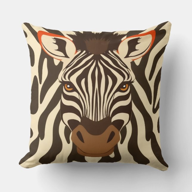 Zebra Cushion (Front)