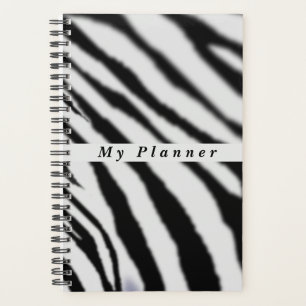 Zebra - Customisable - Add Your Text / Name Planner