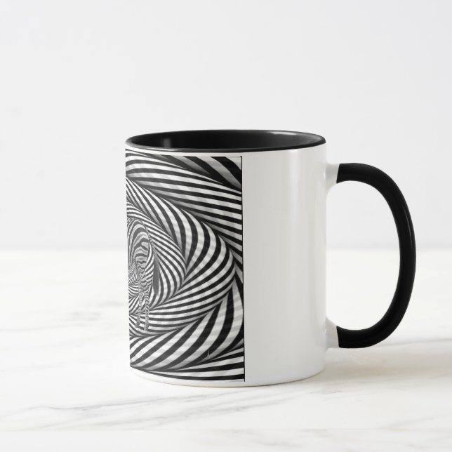 Zebra Dazzle Mug (Right)