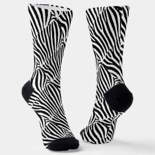 Zebra Design on Socks