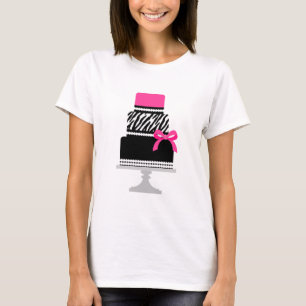 Zebra Diva Cake T-Shirt