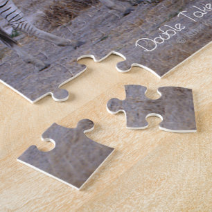 Zebra Double Take Photo Jigsaw Puzzle