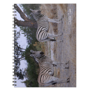 Zebra Double Take Photo Notebook