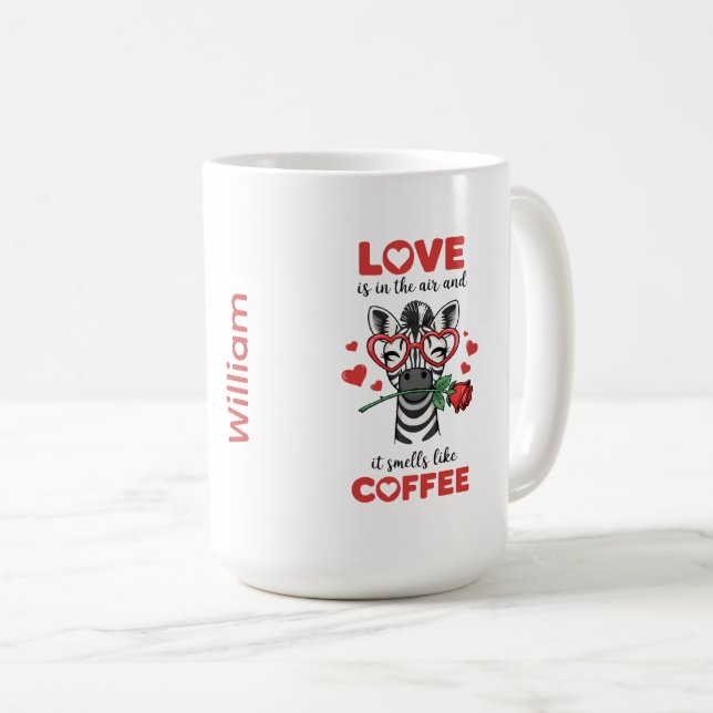 Zebra Express Your Love Mug (Front Right)