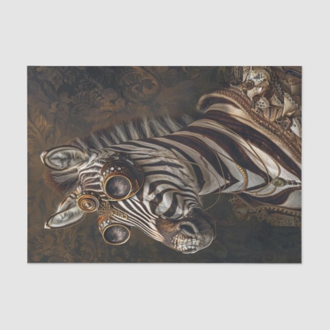 Zebra Extravaganza10 Tissue Paper (Front)