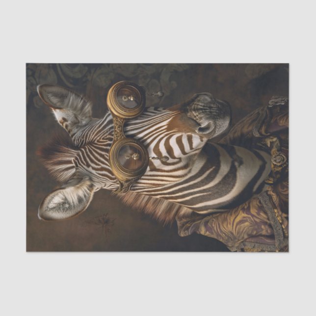 Zebra Extravaganza11 Tissue Paper (Front)