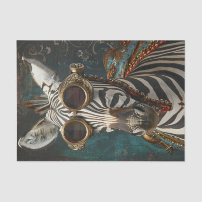 Zebra Extravaganza18 Tissue Paper (Front)