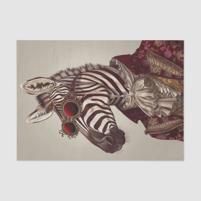 Zebra Extravaganza19 Tissue Paper (Front)