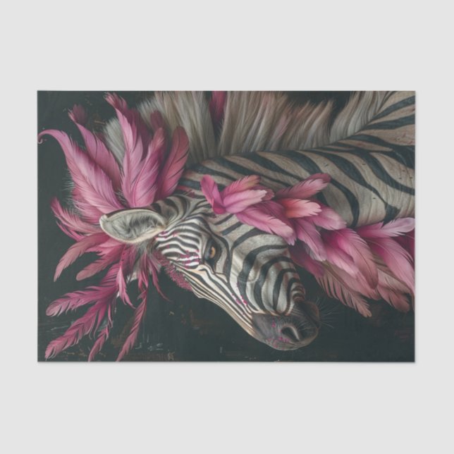 Zebra Extravaganza1 Tissue Paper (Front)