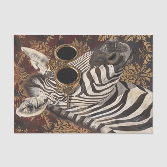 Zebra Extravaganza20 Tissue Paper (Front)