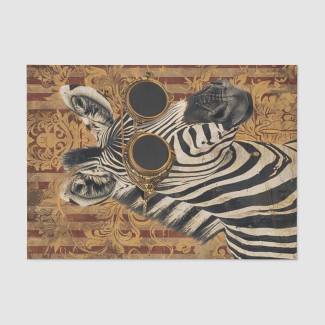 Zebra Extravaganza6 Tissue Paper (Front)