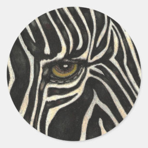 "Zebra Eye" Stickers