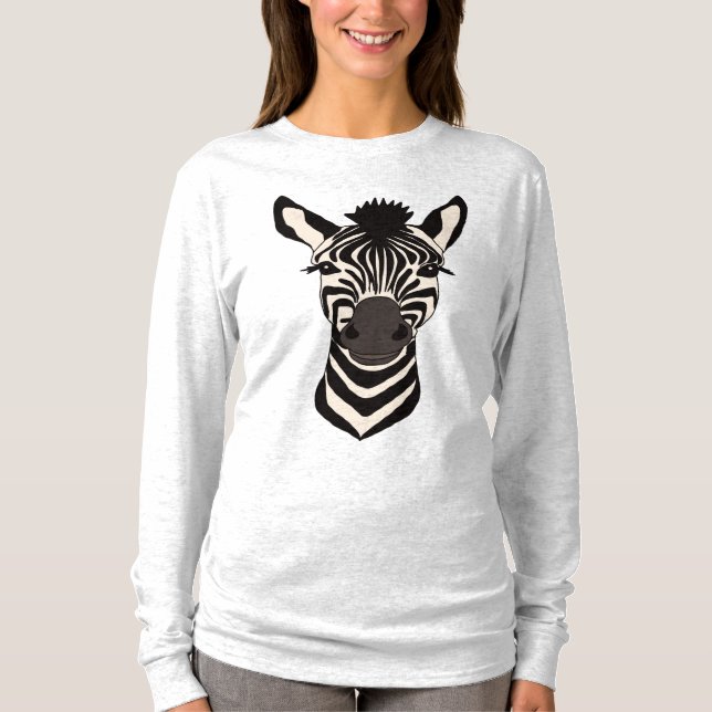 Zebra Face T-Shirt (Front)
