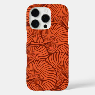 Zebra Fan Palm Hawaiian Tropical Orange iPhone 16 Pro Case