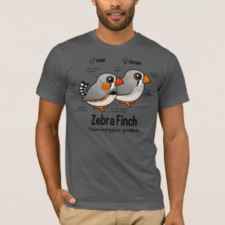 Zebra Finch Statistics T-Shirt