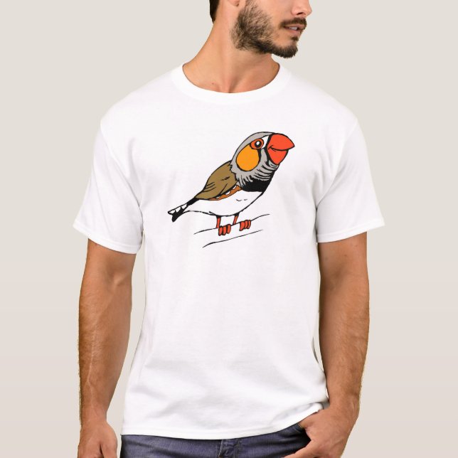 Zebra Finch T-Shirt (Front)