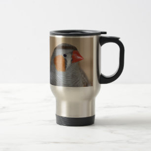 Zebra Finch Travel Mug