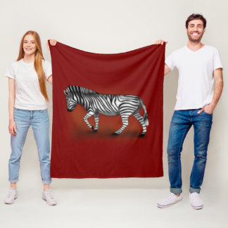 "Zebra" Fleece Blanket