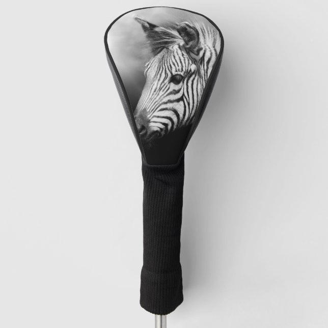 Zebra Foal Golf Head Cover (Front)