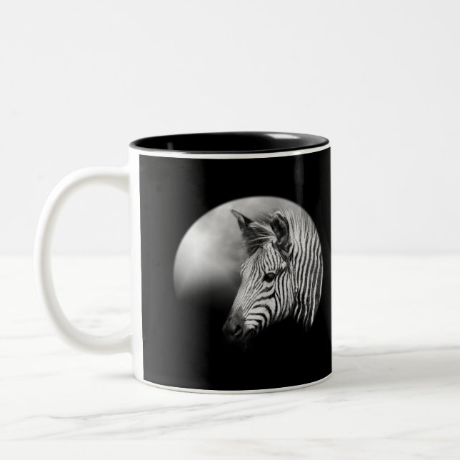 Zebra Foal Two-Tone Coffee Mug (Left)