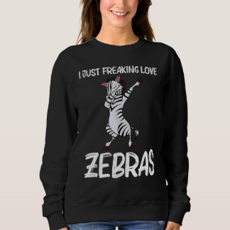 Zebra For Men Women African Zoo Animal  4 Sweatshirt