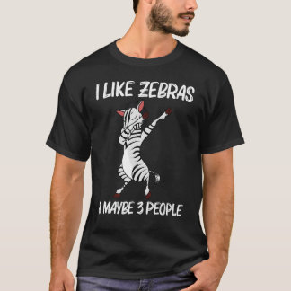 Zebra For Men Women African Zoo Animal T-Shirt