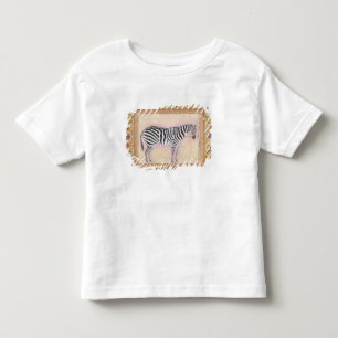 Zebra, from the 'Minto Album', 1621 (gouache on pa Toddler T-Shirt