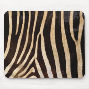 Zebra fur mouse mat