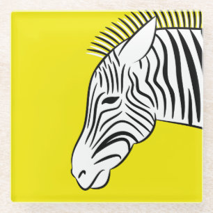 Zebra Glass Coaster