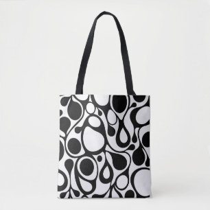 Zebra gone wrong tote bag