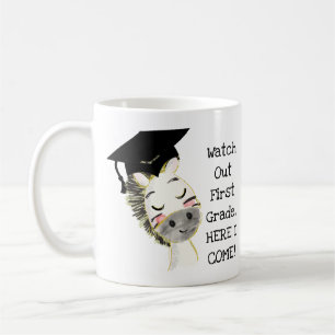 Zebra Graduate, Here I Come Classic Mug, 11 oz Coffee Mug