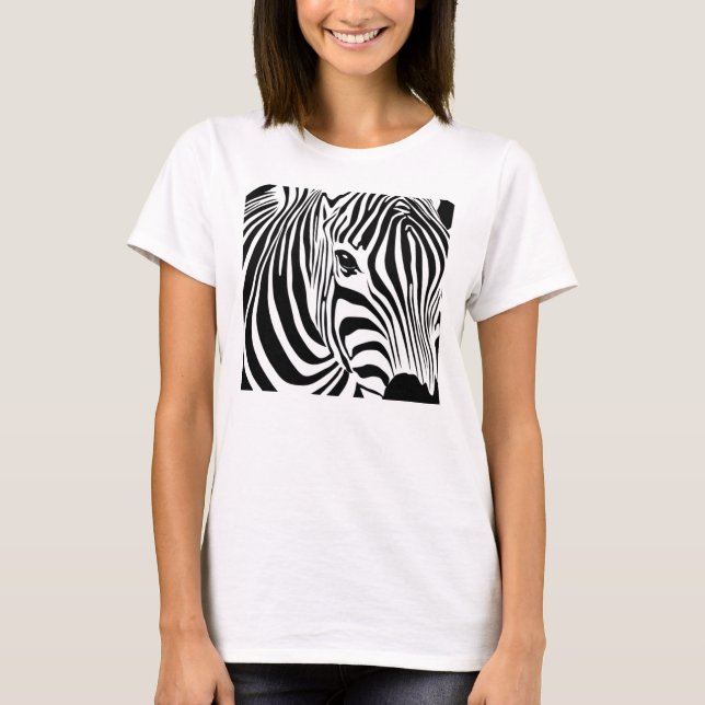 Zebra Head T-Shirt (Front)