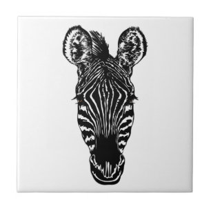 Zebra Head Tile