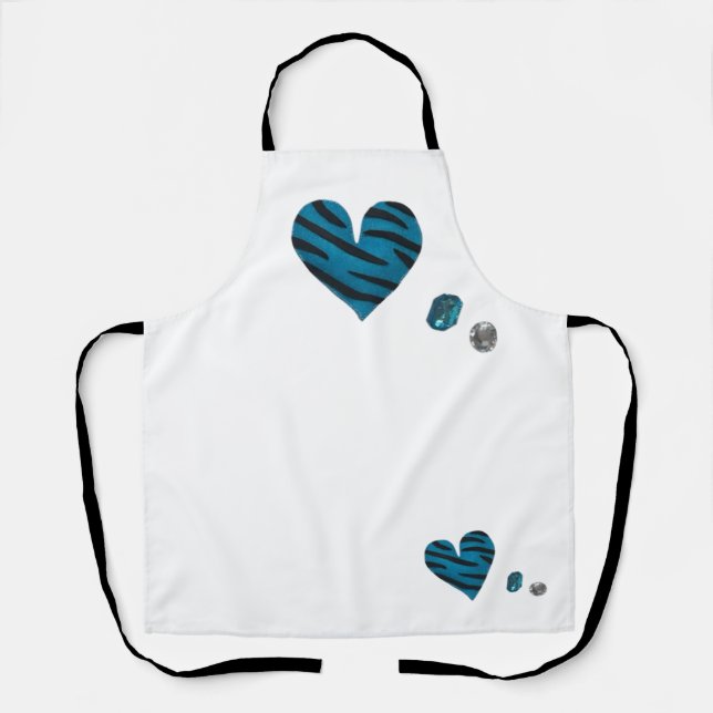 Zebra-heart Apron (Front)
