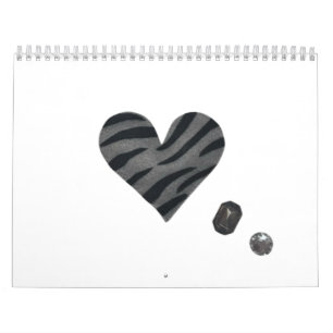 Zebra Heart Calendar